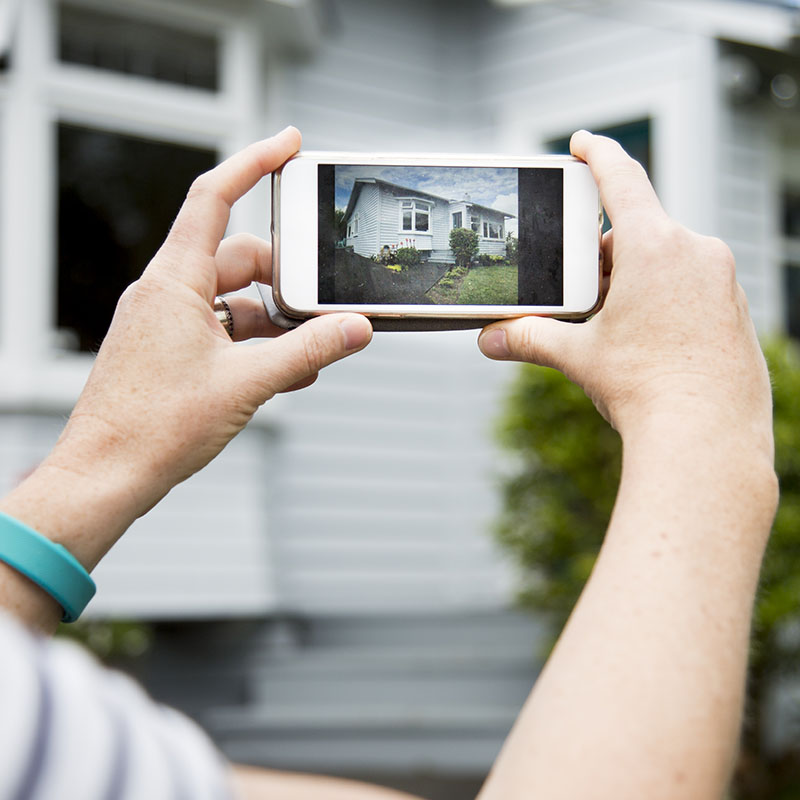 take photos of your belongings for an insurance claim